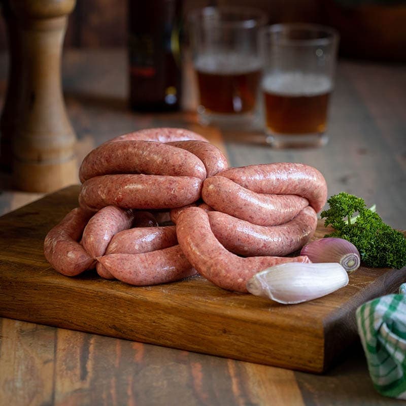 Steak Sausage available to buy at Macdonald & Sons Butchers in Dundee, Scotland