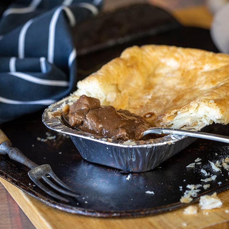 Medium Steak Pie available to buy at Macdonald & Sons Butchers in Dundee, Scotland