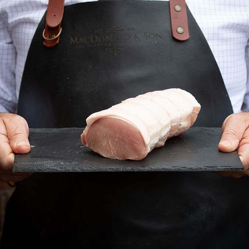 Pork Loin available to buy at Macdonald & Sons Butchers in Dundee, Scotland