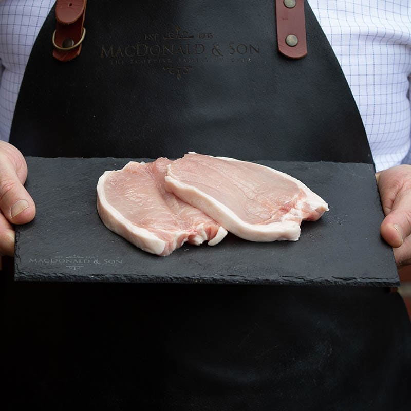 Pork Steaks available to buy at Macdonald & Sons Butchers in Dundee, Scotland