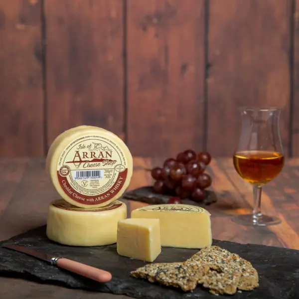 Isle of Arran Cheddar Cheese with Whisky