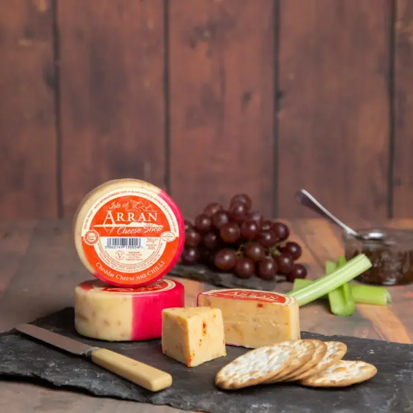Isle of Arran Cheddar Cheese with Chilli