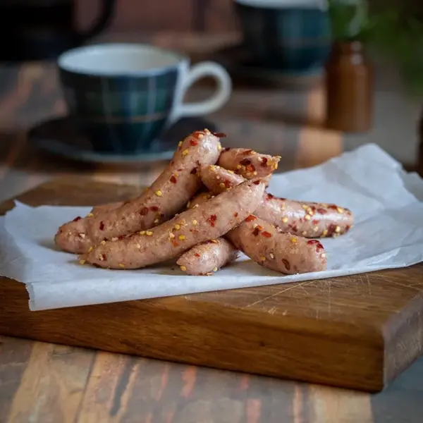 Salt and pepper chilli sausage