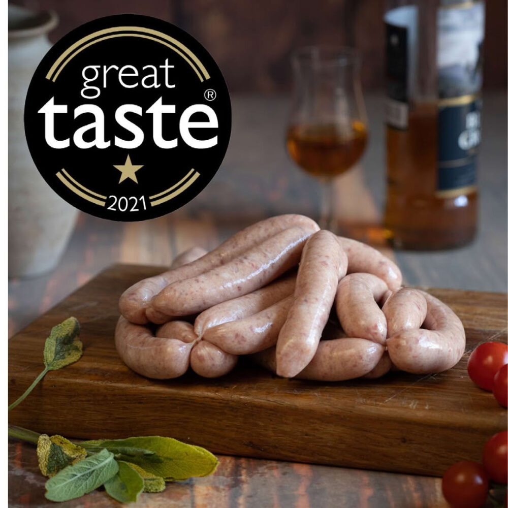 Award winning pork sausages
