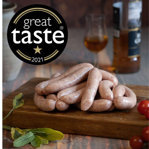 Award winning pork sausages