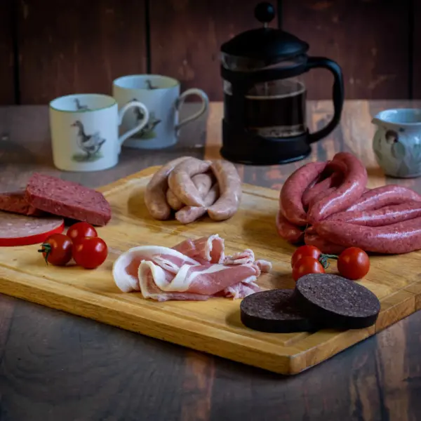 Breakfast meat box
