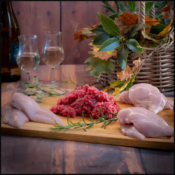 Low fat meat pack