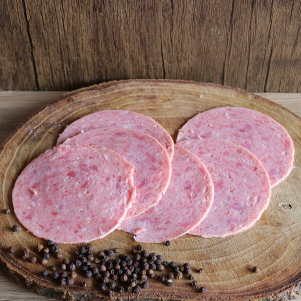 Chopped pork slices
