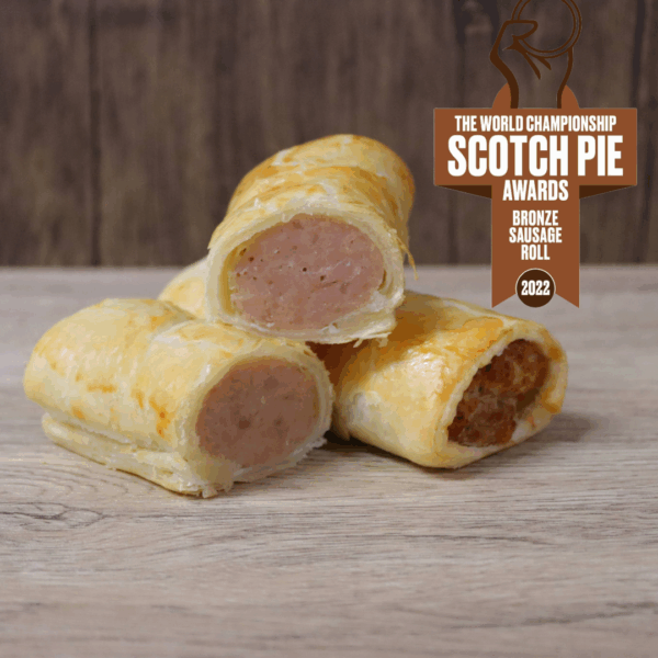 Award winning home made sausage rolls