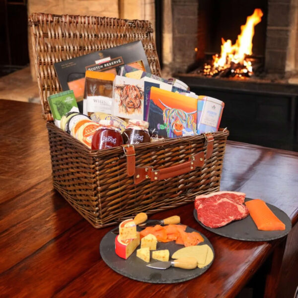 Luxury Scottish meat and cheese hamper