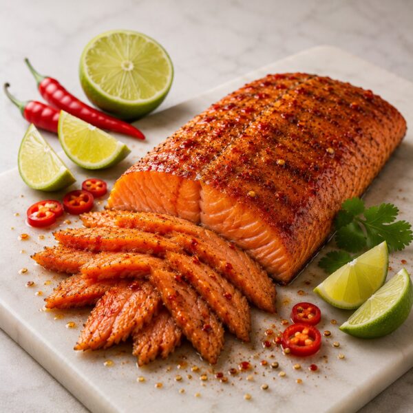 Chilli and Lime Hot Smoked Salmon