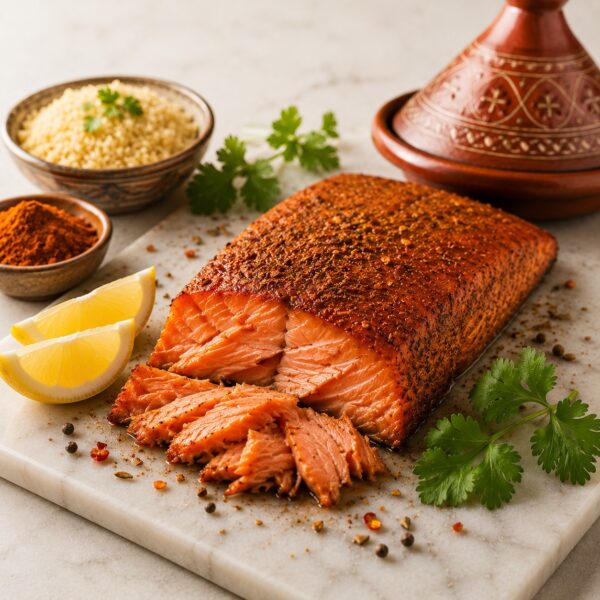 Moroccon Hot Smoked Salmon