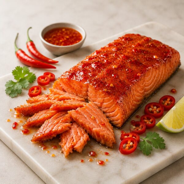 Sweet Chilli Hot Smoked Salmon